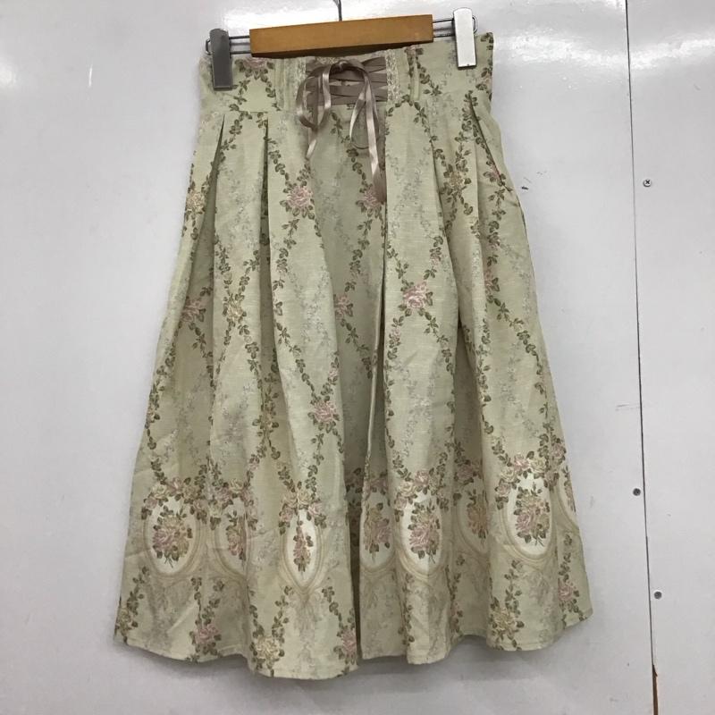 アクシーズファム axes femme スカート ひざ丈スカート FREE 総柄 X 花柄 マルチカラー / マルチカラー /  レディース USED 古着 中古 10147222