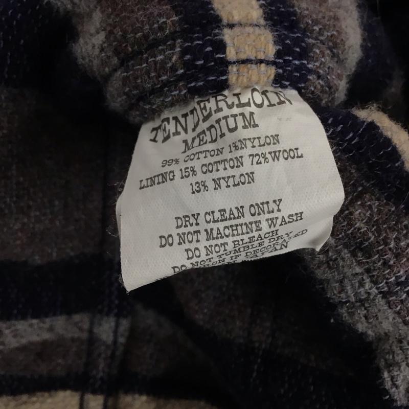 テンダーロイン TENDERLOIN コート コート一般 M ロゴ、文字 紺 / ネイビー /  メンズ USED 古着 中古 10141123