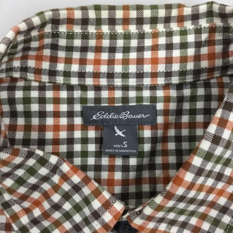 エディーバウアー Eddie Bauer シャツ、ブラウス 長袖 ボタンダウン 胸ポケット チェック S ワンポイント マルチカラー / マルチカラー /  メンズ USED 古着 中古 10116102