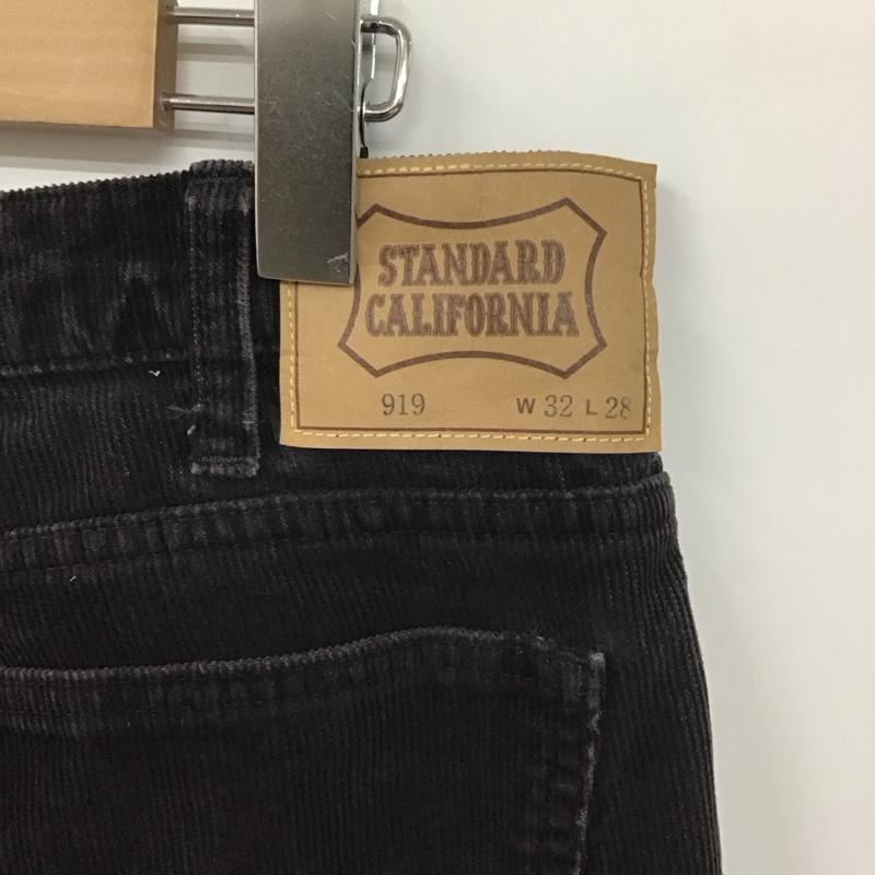 スタンダード カリフォルニア STANDARD CALIFORNIA パンツ デニム、ジーンズ コーデュロイパンツ ワイドパンツ カジュアルパンツ 32インチ 無地 紺 / ネイビー /  メンズ USED 古着 中古 10130671