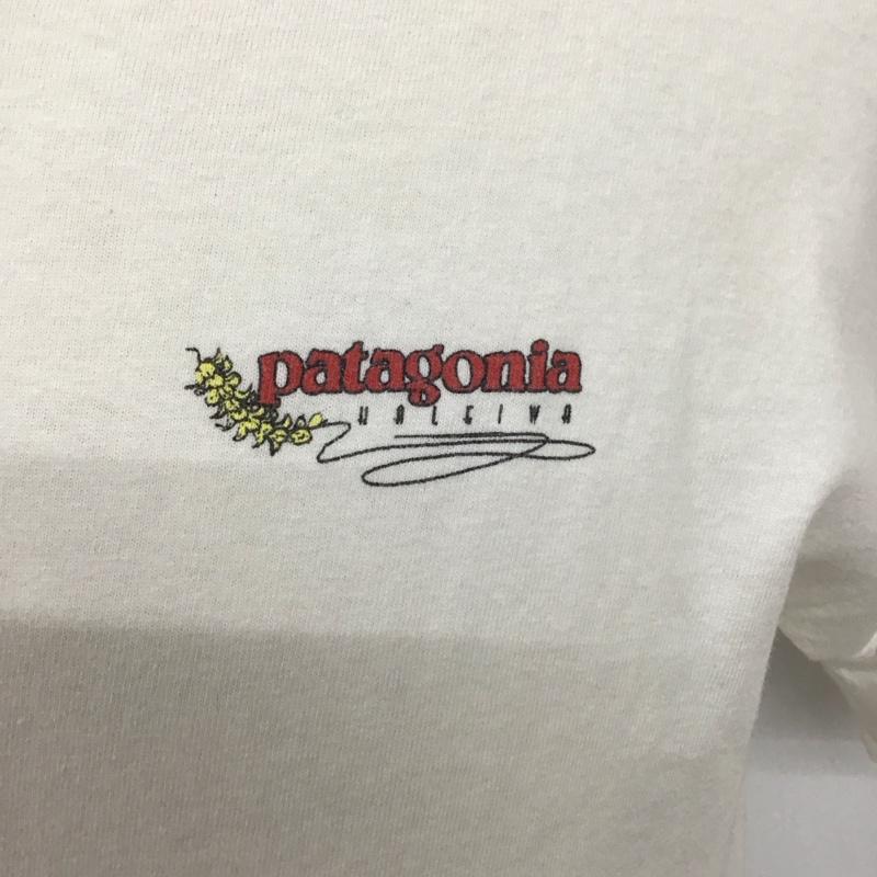 パタゴニア patagonia Tシャツ 半袖 S ロゴ、文字 X プリント 白 / ホワイト /  メンズ USED 古着 中古 10112016