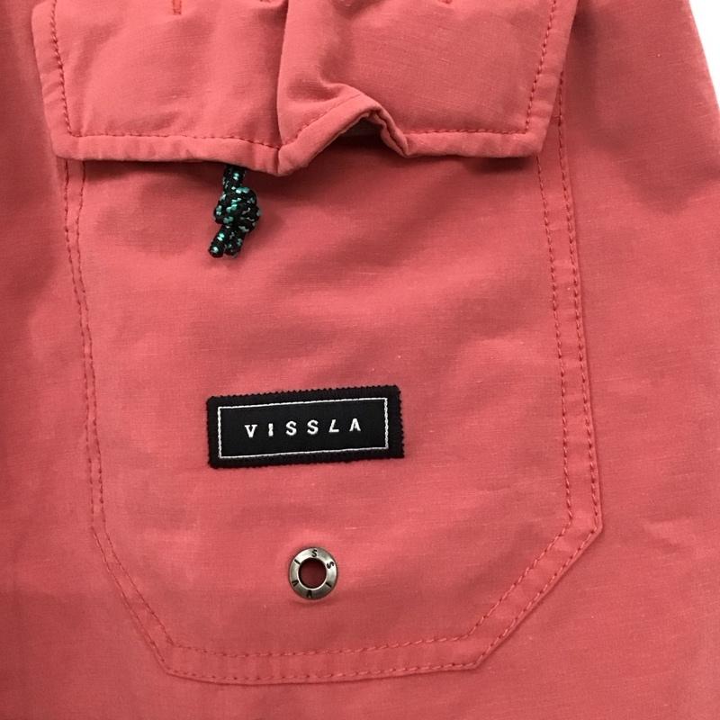 ヴィスラ VISSLA パンツ ショートパンツ ハーフパンツ ショートパンツ カジュアルパンツ 31インチ 無地 赤 / レッド /  メンズ USED 古着 中古 10114705