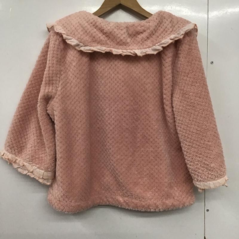 ピンクハウス PINK HOUSE シャツ、ブラウス 半袖 半袖フリースシャツ ビックカラー フロントボタン 無地 桃 / ピンク /  レディース USED 古着 中古 10142701