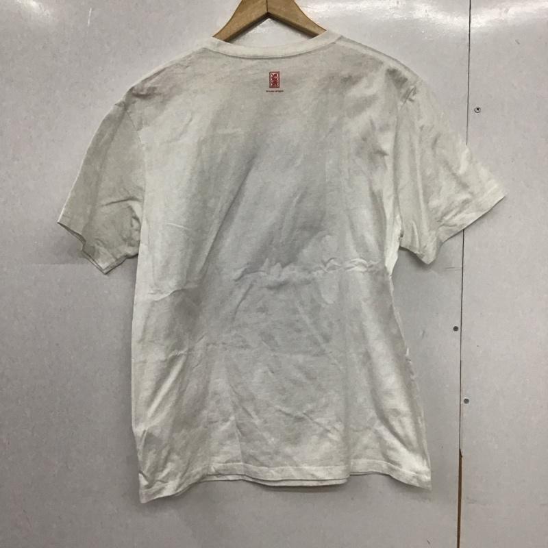 グラニフ graniph Tシャツ 半袖 半袖カットソー プリントTシャツ クルーネックカットソー L プリント 白 / ホワイト /  メンズ USED 古着 中古 10149119
