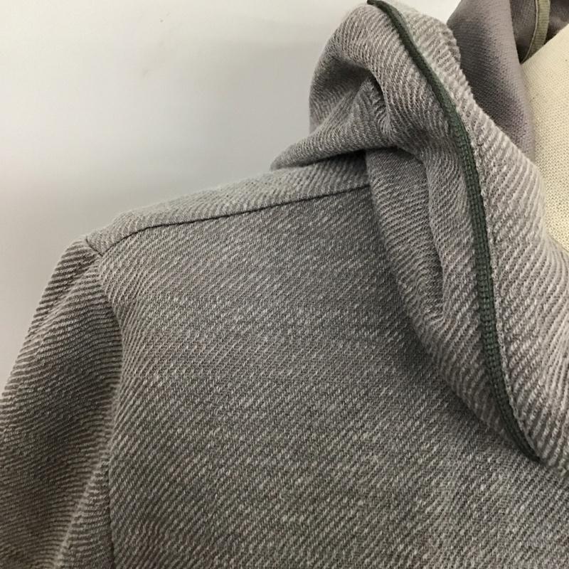 バーバリーブルーレーベル BURBERRY BLUE LABEL パーカー 長袖 FA518-162-07 フルジップ 38 ワンポイント 灰 / グレー /  レディース USED 古着 中古 10115478
