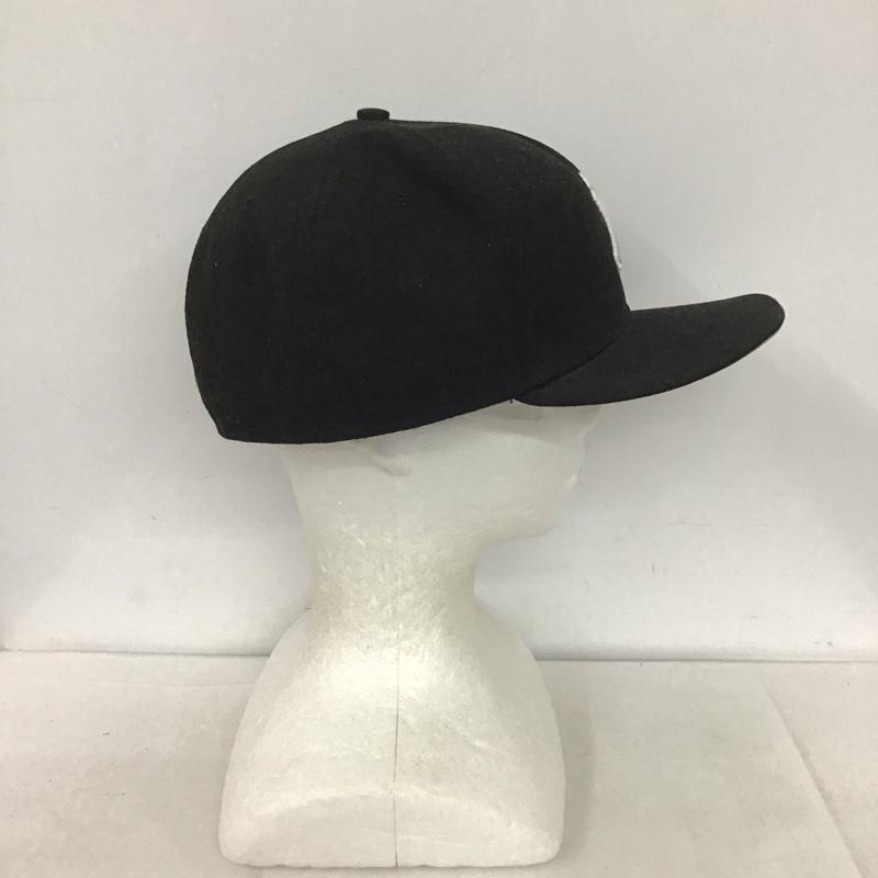 ニューエラ NEW ERA 帽子 キャップ NY ニューヨークヤンキース 59FIFTY 59.6cm ロゴ、文字 黒 / ブラック /  メンズ USED 古着 中古 10139355