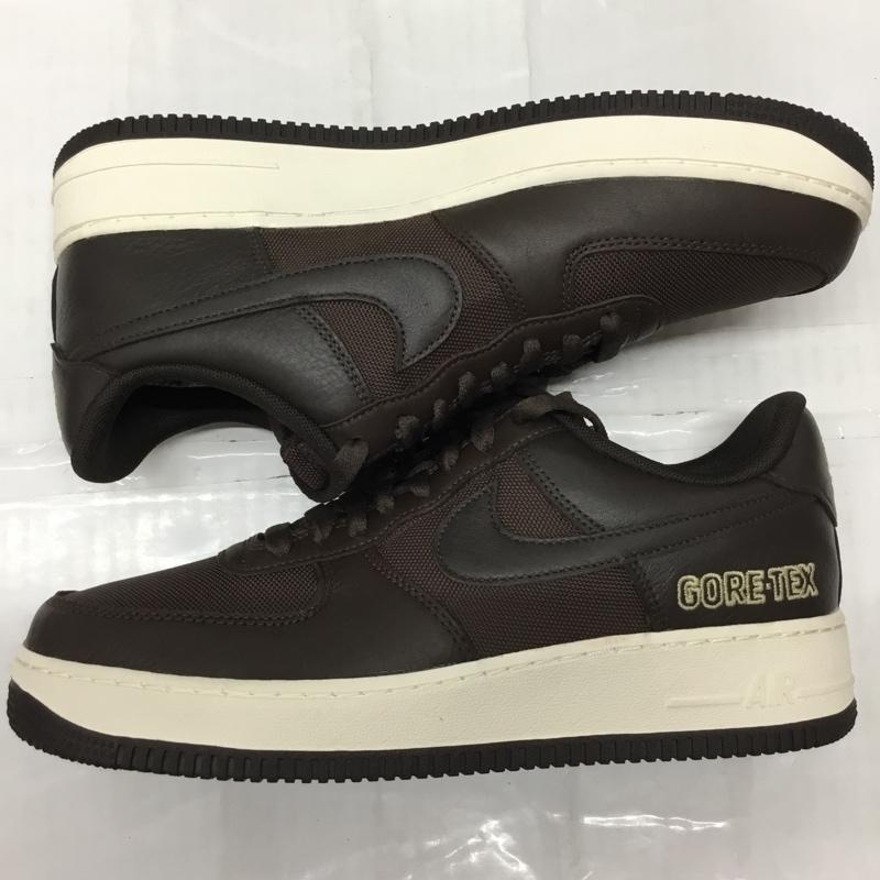 ナイキ NIKE スニーカー スニーカー CT2858 201 AIR FORCE 1 GTX GORE-TEX 27.5cm 箱有 27.5cm ロゴ、文字 ダークブラウン / ダークブラウン /  メンズ USED 古着 中古 10111976