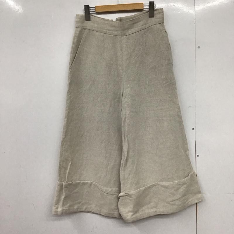 ニコアンド niko and... パンツ スラックス M 無地 アイボリー / アイボリー /  レディース USED 古着 中古 10151080
