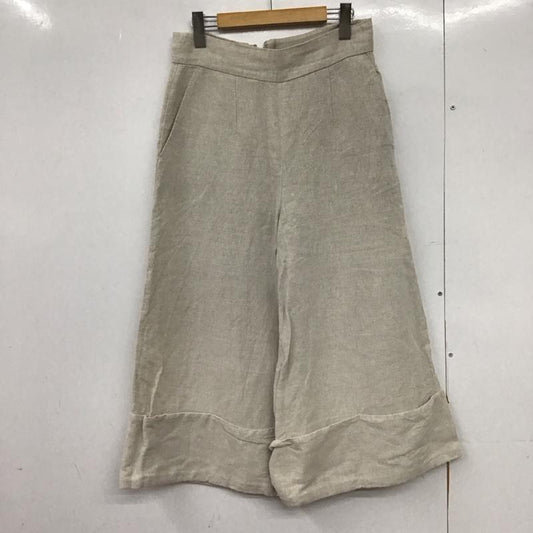 ニコアンド niko and... パンツ スラックス M 無地 アイボリー / アイボリー /  レディース USED 古着 中古 10151080