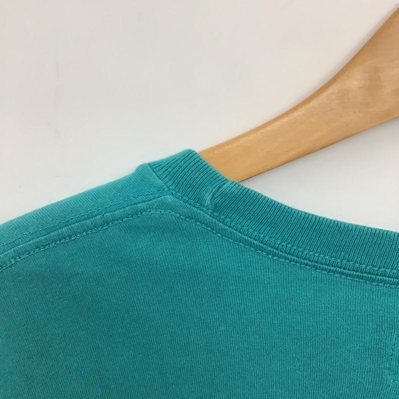 ステューシー STUSSY Tシャツ 半袖 半袖カットソー プリントTシャツ クルーネックカットソー L ロゴ、文字 青 / ブルー /  メンズ USED 古着 中古 10140312