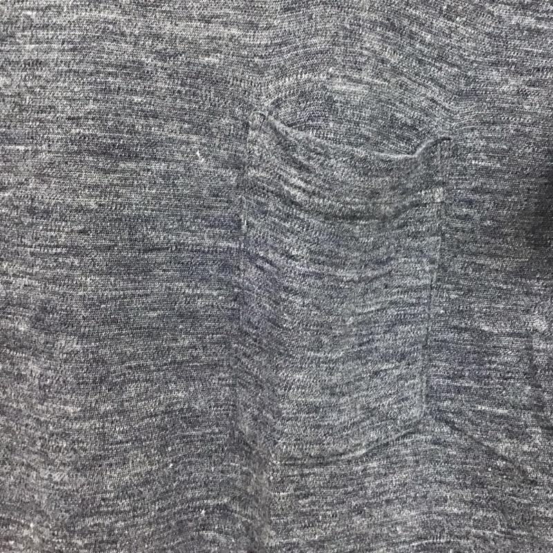 クオドロ quadro Tシャツ 半袖 半袖カットソー 無地Tシャツ クルーネックカットソー 2 無地 紺 / ネイビー /  メンズ USED 古着 中古 10131764