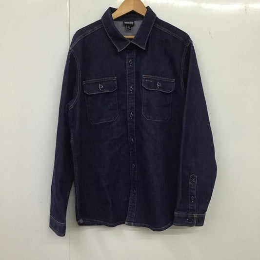 パタゴニア patagonia シャツ、ブラウス 長袖 長袖シャツ 無地シャツ カラーシャツ デニムシャツ L 無地 インディゴ / インディゴ /  メンズ USED 古着 中古 10134701