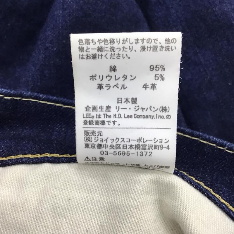 リーライダース LEERIDERS パンツ デニム、ジーンズ デニムパンツ スリムパンツ ストレッチパンツ ジーンズ 30インチ 無地 インディゴ / インディゴ /  メンズ USED 古着 中古 10117420