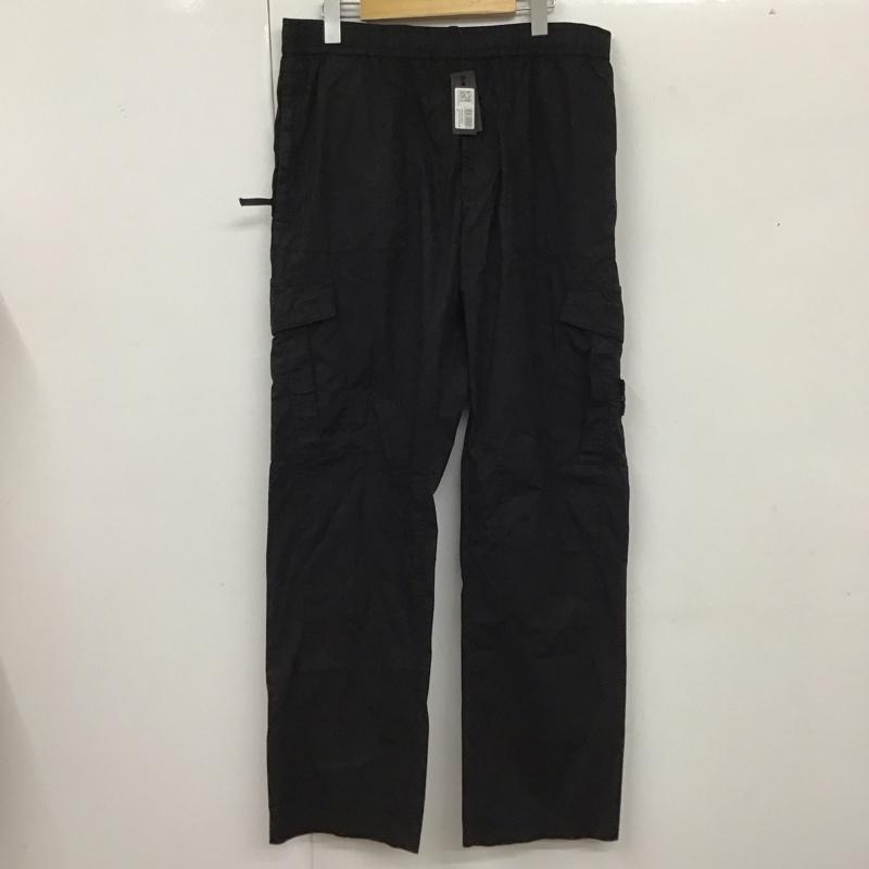 ストーンアイランド STONE ISLAND パンツ ワークパンツ、ペインターパンツ ワークパンツ ワイドパンツ カジュアルパンツ ミリタリーパンツ 34 無地 黒 / ブラック /  メンズ USED 古着 中古 10116636