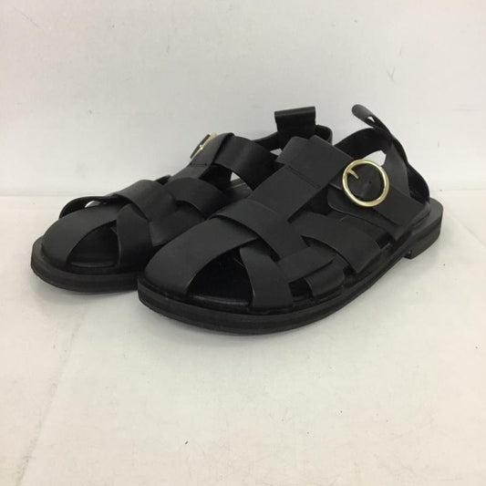ザラ ZARA サンダル サンダル 無地 黒 / ブラック /  レディース USED 古着 中古 10151313