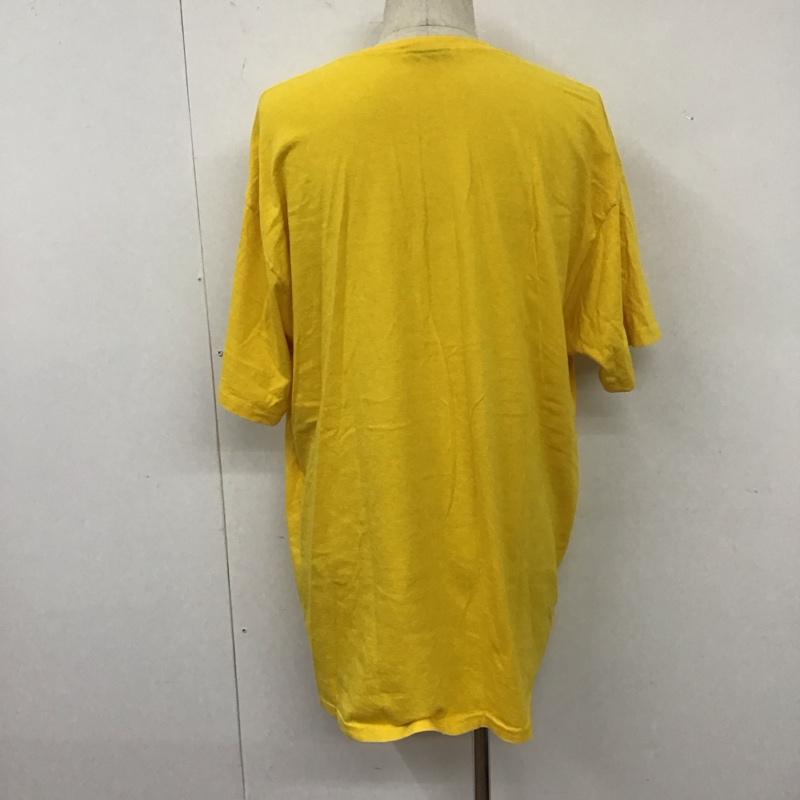 ポロスポーツラルフローレン POLOSPORT Tシャツ 半袖 クルーネック XL ロゴ、文字 黄 / イエロー /  メンズ USED 古着 中古 10110962
