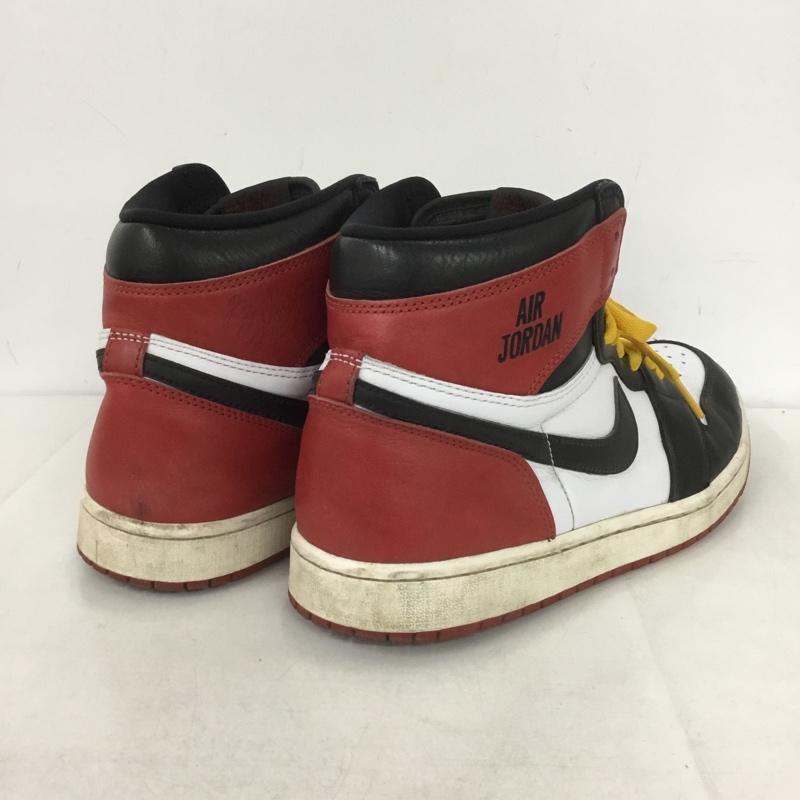 ナイキ NIKE スニーカー スニーカー DZ5485-106 AIR JORDAN 1 RETRO HIGH OG 28.5cm 28.5cm ロゴ、文字 白 / ホワイト / X 黒 / ブラック / X 赤 / レッド /  メンズ USED 古着 中古 10143917