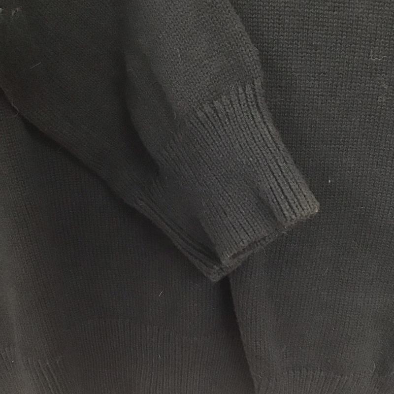 アルマーニエクスチェンジ A/X ARMANIEXCHANGE ニット、セーター 長袖 長袖ニットカットソー クルーネック セーター S ロゴ、文字 黒 / ブラック /  メンズ USED 古着 中古 10142971