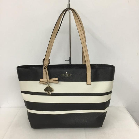 ケイトスペード Kate Spade トートバッグ トートバッグ ロゴ、文字 黒 / ブラック / X 白 / ホワイト /  レディース USED 古着 中古 10138853