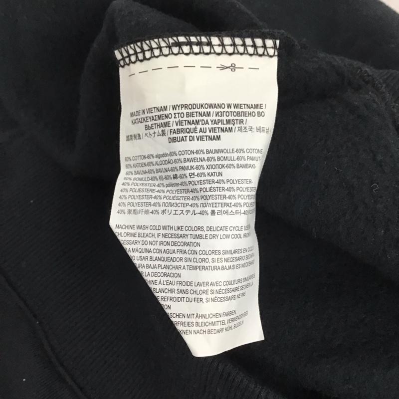 バンズ VANS トレーナー 長袖 長袖トレーナー スウェット クルーネック プルオーバー M ロゴ、文字 黒 / ブラック /  メンズ USED 古着 中古 10131503