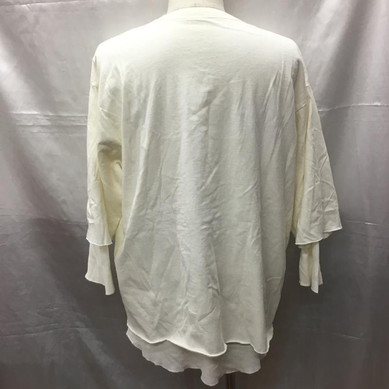 レリューム relume カットソー 長袖 長袖カットソー クルーネックカットソー ロングスリーブカットソー L 無地 白 / ホワイト /  メンズ USED 古着 中古 10114108