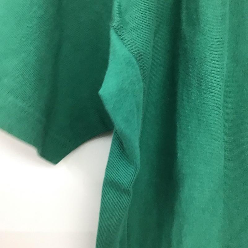 チャンピオン Champion Tシャツ 半袖 半袖カットソー プリントTシャツ クルーネックカットソー L ロゴ、文字 緑 / グリーン /  メンズ USED 古着 中古 10149194