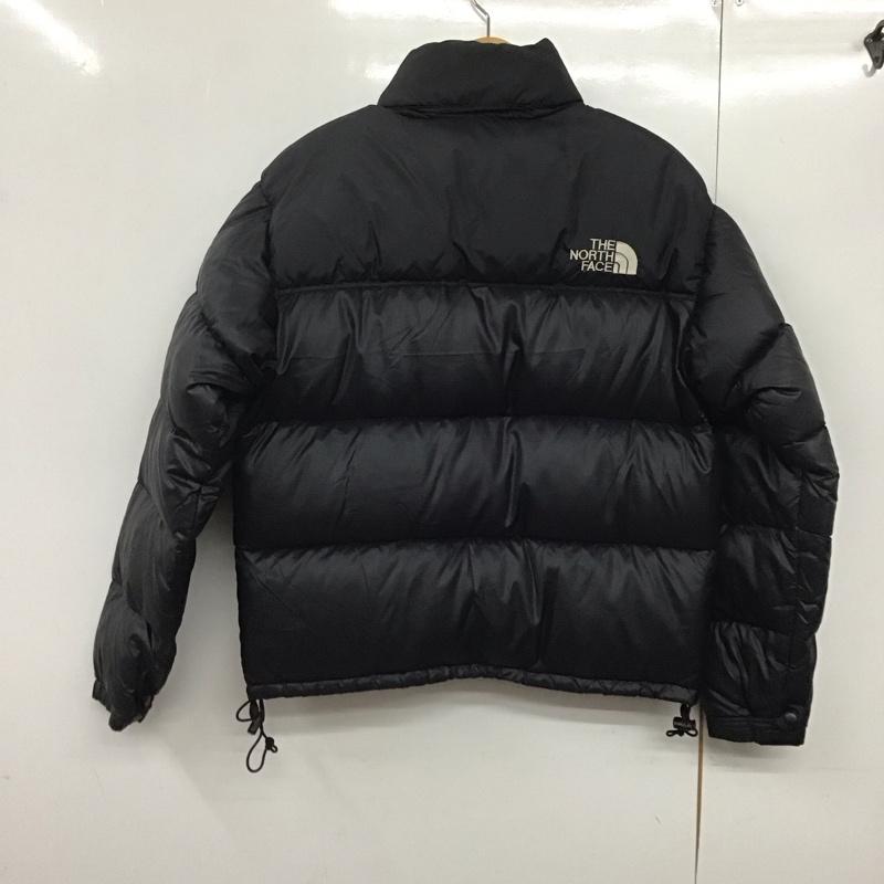 ザノースフェイス THE NORTH FACE ジャケット、上着 ダウンジャケット ジップアップジャケット ナイロンジャケット アウター M ロゴ、文字 黒 / ブラック /  メンズ USED 古着 中古 10143164