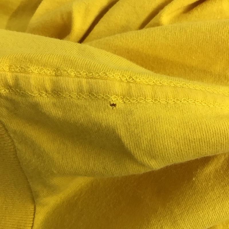 ポロスポーツラルフローレン POLOSPORT Tシャツ 半袖 クルーネック XL ロゴ、文字 黄 / イエロー /  メンズ USED 古着 中古 10110962