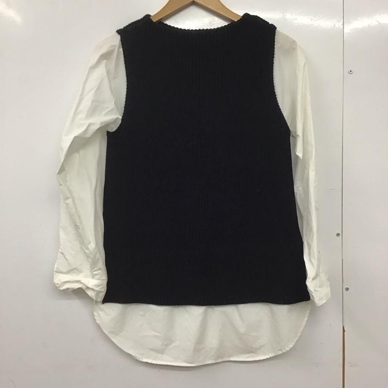 ムルーア MURUA ニット、セーター 長袖 長袖ニットカットソー セーター FREE 無地 黒 / ブラック /  レディース USED 古着 中古 10145482