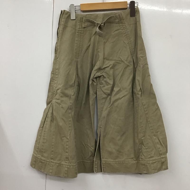 キャピタル KAPITAL ボトムス ボトムス ガウチョパンツ クロップド丈 XS 無地 ベージュ / ベージュ /  レディース USED 古着 中古 10113670