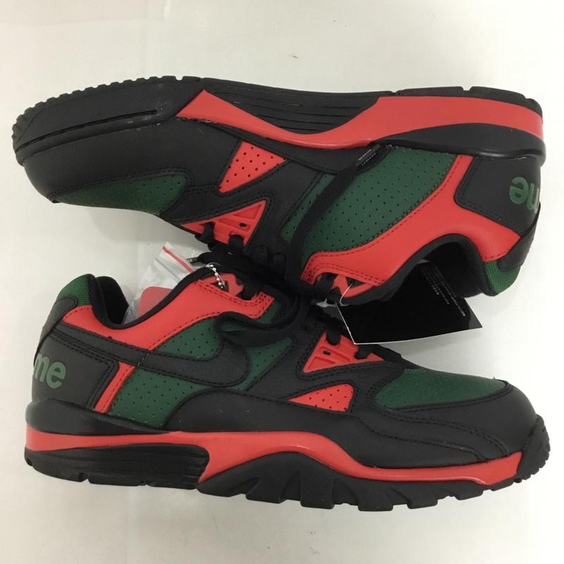 ナイキ NIKE スニーカー スニーカー CJ5291-001 AIR CROSS TRAINER 3 LOW SUPREME 21FW 21AW 箱有 27.5cm 27.5cm ロゴ、文字 黒 / ブラック / X 赤 / レッド / X 緑 / グリーン /  メンズ USED 古着 中古 10125084