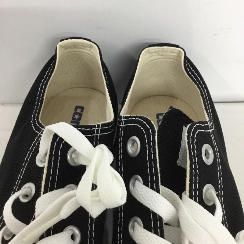 コンバース CONVERSE スニーカー スニーカー M9166 ALL STAR OX ローカット 25.5cm 箱有 25.5cm ロゴ、文字 黒 / ブラック /  メンズ USED 古着 中古 10148853