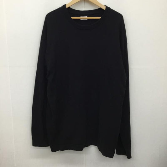ロンハーマン Ron Herman ニット、セーター 長袖 L 無地 黒 / ブラック /  メンズ USED 古着 中古 10137586