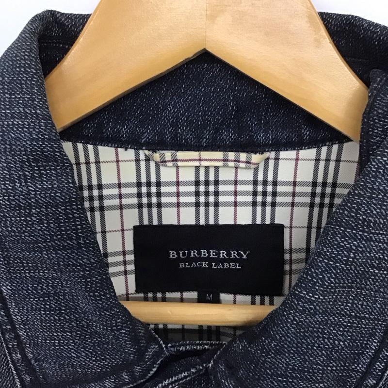 バーバリーブラックレーベル BURBERRY BLACK LABEL ジャケット、上着 ジャケット、ブレザー デニムジャケット Gジャン アウター カジュアルジャケット M 無地 インディゴ / インディゴ /  メンズ USED 古着 中古 10132693