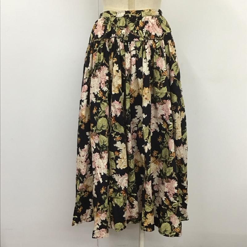 インゲボルグ INGEBORG スカート ロングスカート P0262FS13 フロントボタン 花柄 マルチカラー / マルチカラー /  レディース USED 古着 中古 10108597