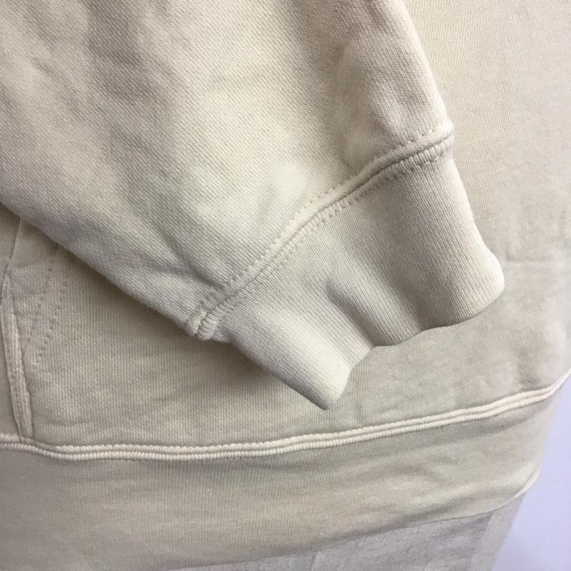ビームスティー BEAMS T パーカー 長袖 11-13-2812-349 Shadow Graphic Sweat Parka 猫 S プリント アイボリー / アイボリー /  メンズ USED 古着 中古 10123224