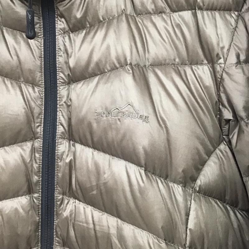 エディーバウアー Eddie Bauer ジャケット、上着 ジャンパー、ブルゾン ジップアップジャケット ナイロンジャケット アウター ダウンジャケット S ロゴ、文字 茶 / ブラウン /  メンズ USED 古着 中古 10141253