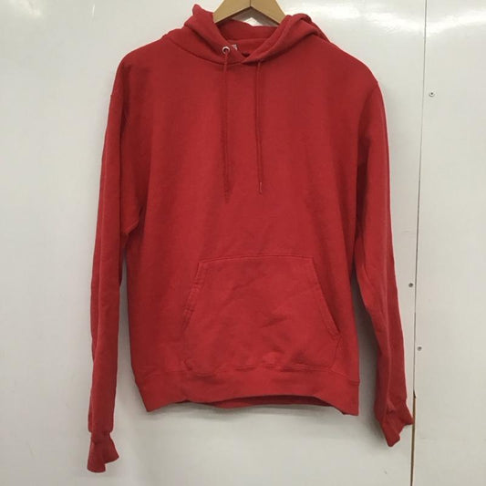 チャンピオン Campion パーカー 長袖 長袖パーカー プルオーバーパーカー スウェット M 無地 赤 / レッド /  メンズ USED 古着 中古 10149126