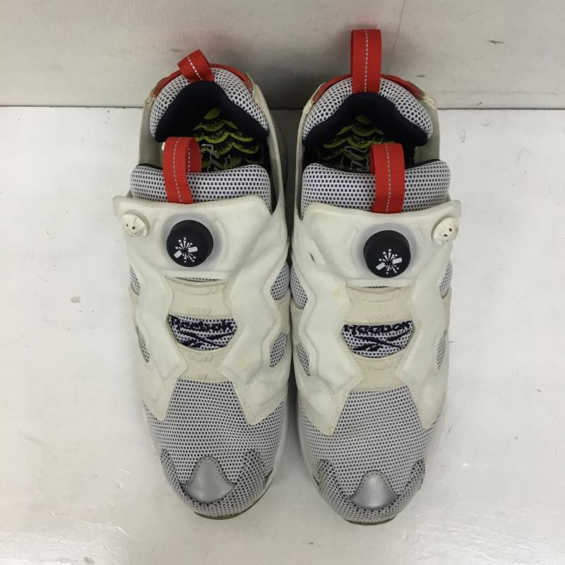 リーボック Reebok スニーカー スニーカー AR3758 INSTA PUMP FURY CELEBRATE 27.5cm ロゴ、文字 白 / ホワイト / X 赤 / レッド / X 紺 / ネイビー /  メンズ USED 古着 中古 10142849