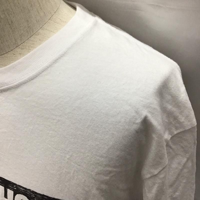 ショット schott Tシャツ 半袖 半袖カットソー プリントTシャツ クルーネックカットソー M プリント 白 / ホワイト /  メンズ USED 古着 中古 10120537