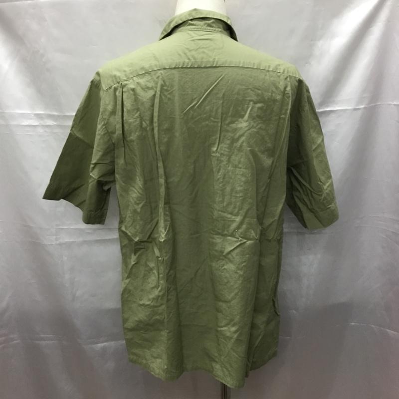 ユナイテッドアローズ UNITED ARROWS シャツ、ブラウス 半袖 1116-149-0191 半袖シャツ カラーシャツ カジュアルシャツ L 無地 カーキ / カーキ /  メンズ USED 古着 中古 10109421