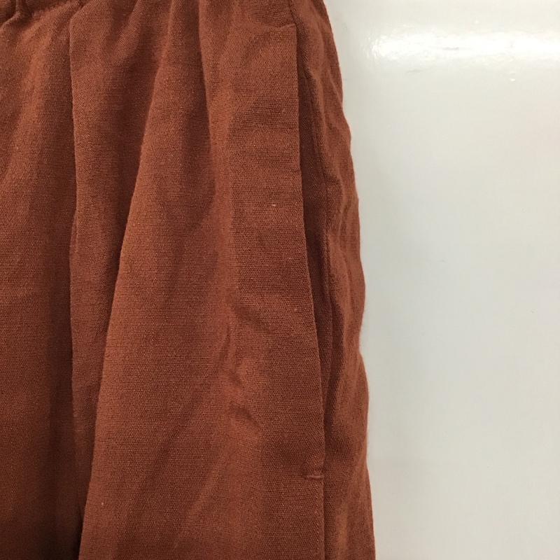 ミラオーウェン Mila Owen ボトムス ボトムス 09WFP192031 タッセル付きワイドパンツ 1 無地 茶 / ブラウン /  レディース USED 古着 中古 10129574