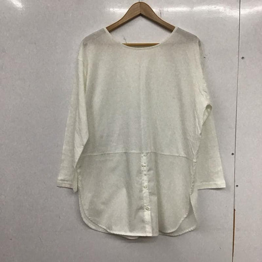レプシィム LEPSIM Tシャツ 長袖 M 無地 白 / ホワイト /  レディース USED 古着 中古 10134673
