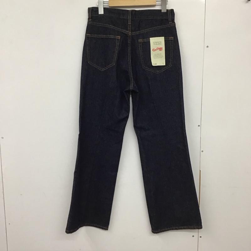 ローリーズファーム LOWRYS FARM パンツ デニム、ジーンズ フレアデニムパンツ L 無地 インディゴ / インディゴ /  レディース USED 古着 中古 10131070