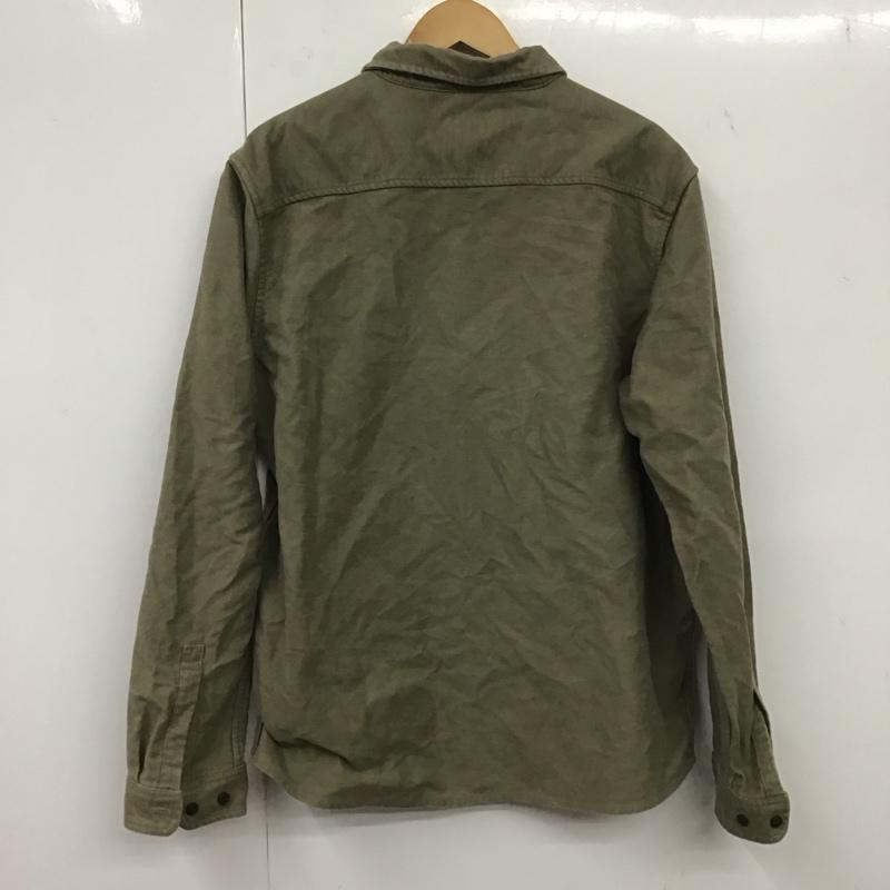 パタゴニア patagonia シャツ、ブラウス 長袖 53725fa19 長袖シャツ カラーシャツ L 無地 ベージュ / ベージュ /  メンズ USED 古着 中古 10134695