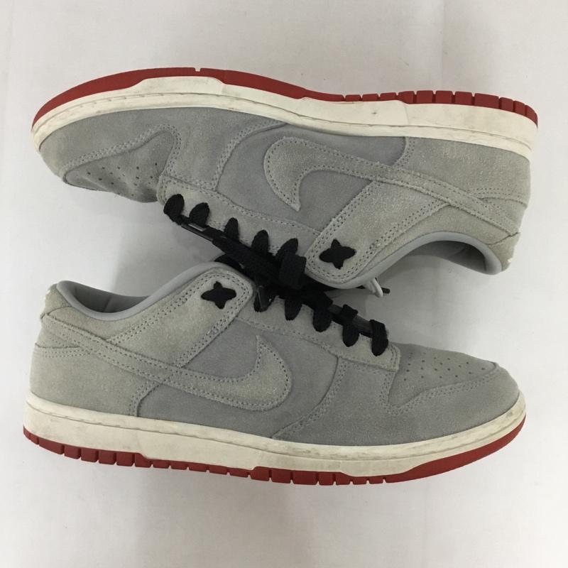ナイキ NIKE スニーカー スニーカー AH7979-992 BY YOU DUNK LOW 26.5cm 26.5cm ロゴ、文字 灰 / グレー / X 赤 / レッド /  メンズ USED 古着 中古 10124403