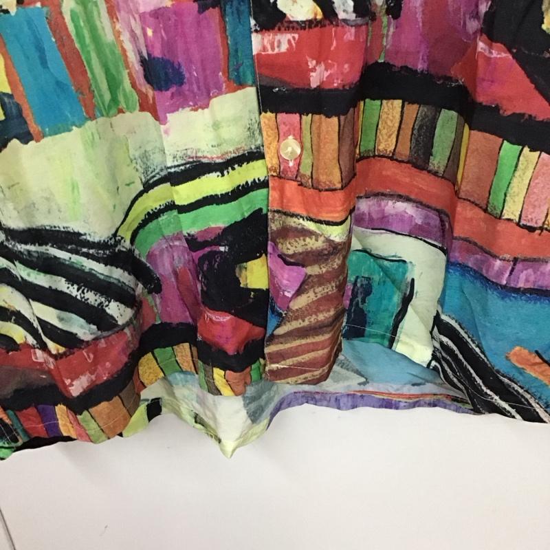 ジュンメン JUNMEN シャツ、ブラウス 半袖 半袖シャツ プリントシャツ ポケットシャツ 80s 90s プリント マルチカラー / マルチカラー /  メンズ USED 古着 中古 10131110