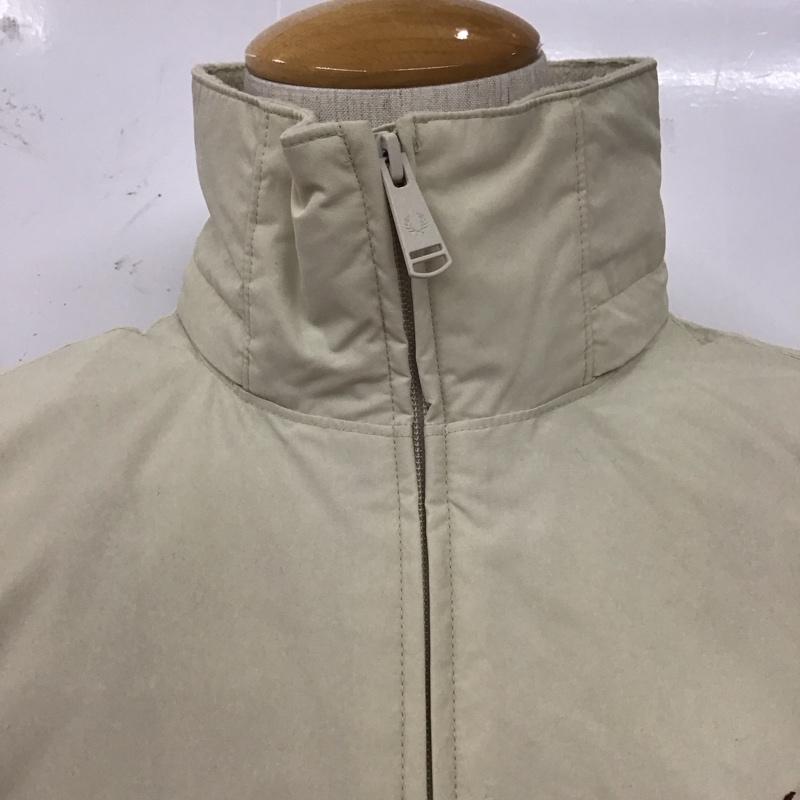 フレッドペリー FRED PERRY ジャケット、上着 ジャンパー、ブルゾン ジップアップジャケット ジャンパー ジャケット カジュアルジャケット アウター S ロゴ、文字 ベージュ / ベージュ /  メンズ USED 古着 中古 10124798