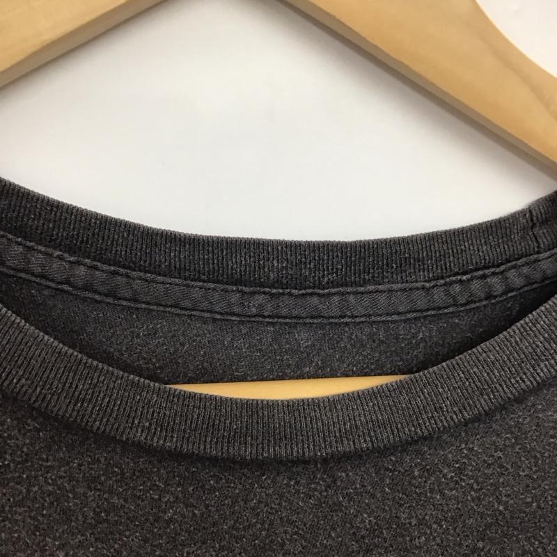 古着 USED Tシャツ 半袖 半袖カットソー プリントTシャツ クルーネックカットソー バンドTシャツ プリント ダークグレー / ダークグレー /  メンズ USED 古着 中古 10147587