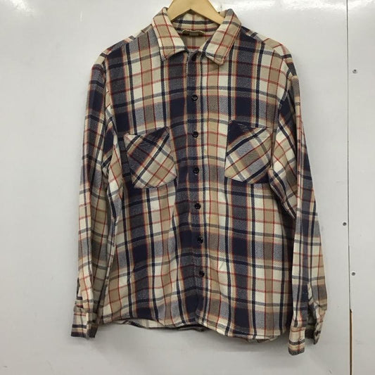 シアーズ SEARS シャツ、ブラウス 長袖 長袖シャツ チェックシャツ カラーシャツ L チェック マルチカラー / マルチカラー /  メンズ USED 古着 中古 10136591